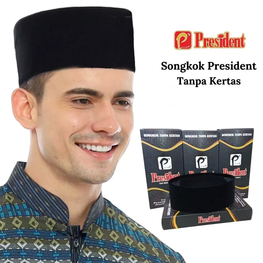 Songkok President Tanpa Kertas